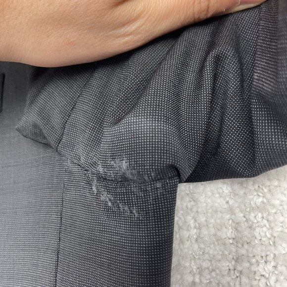 Ermenegildo Z Zegna Jacket Mens 50 R Gray Drop 8 Blazer Sport Coat Wool Mohair - Picture 8 of 16